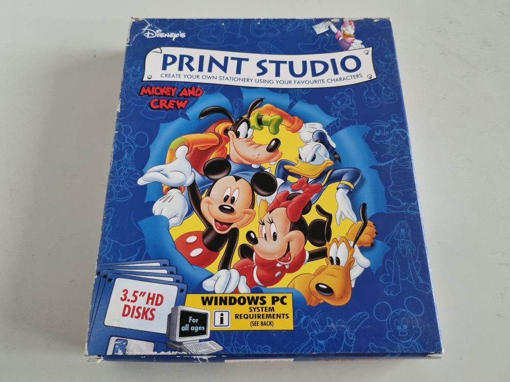 PC Disney's Print Studio - Mickey and Crew - Click Image to Close