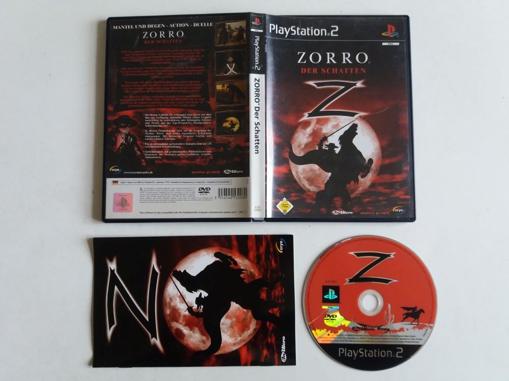 PS2 Zorro Der Schatten - zum Schließen ins Bild klicken