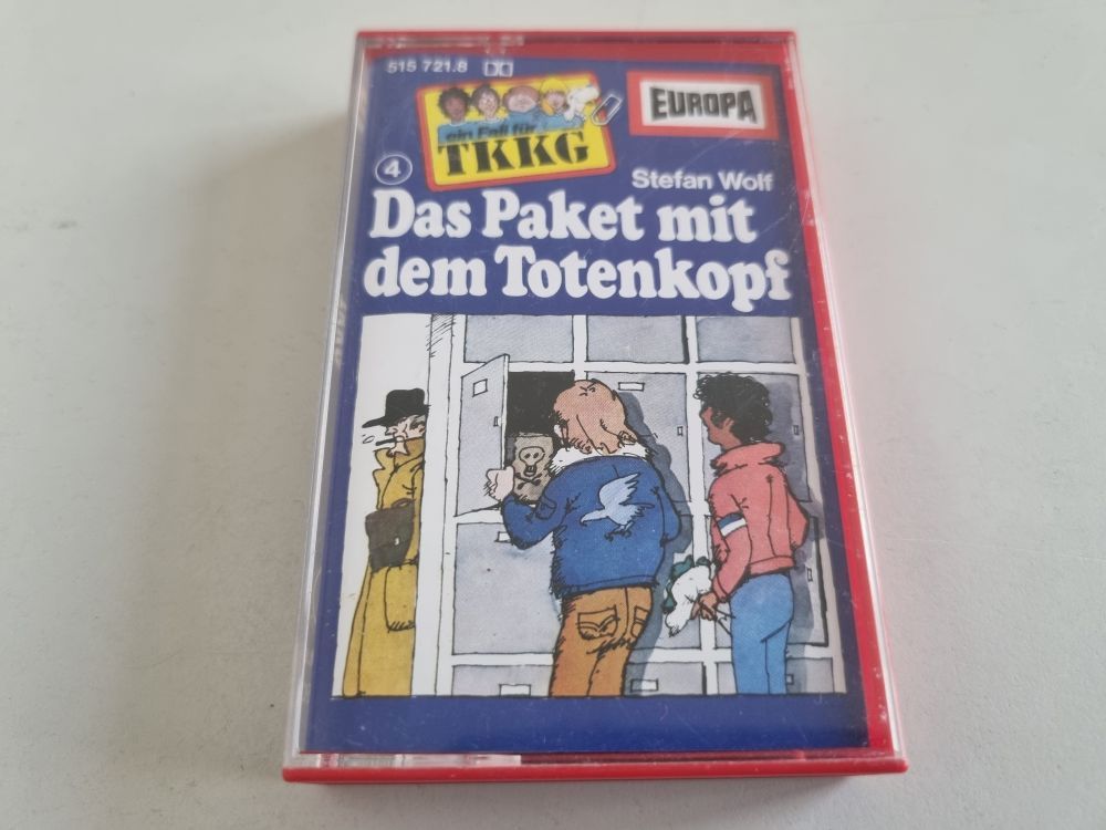 (Bild für) MC TKKG - 4 Das Paket mit dem Totenkopf - zum Schließen ins Bild klicken