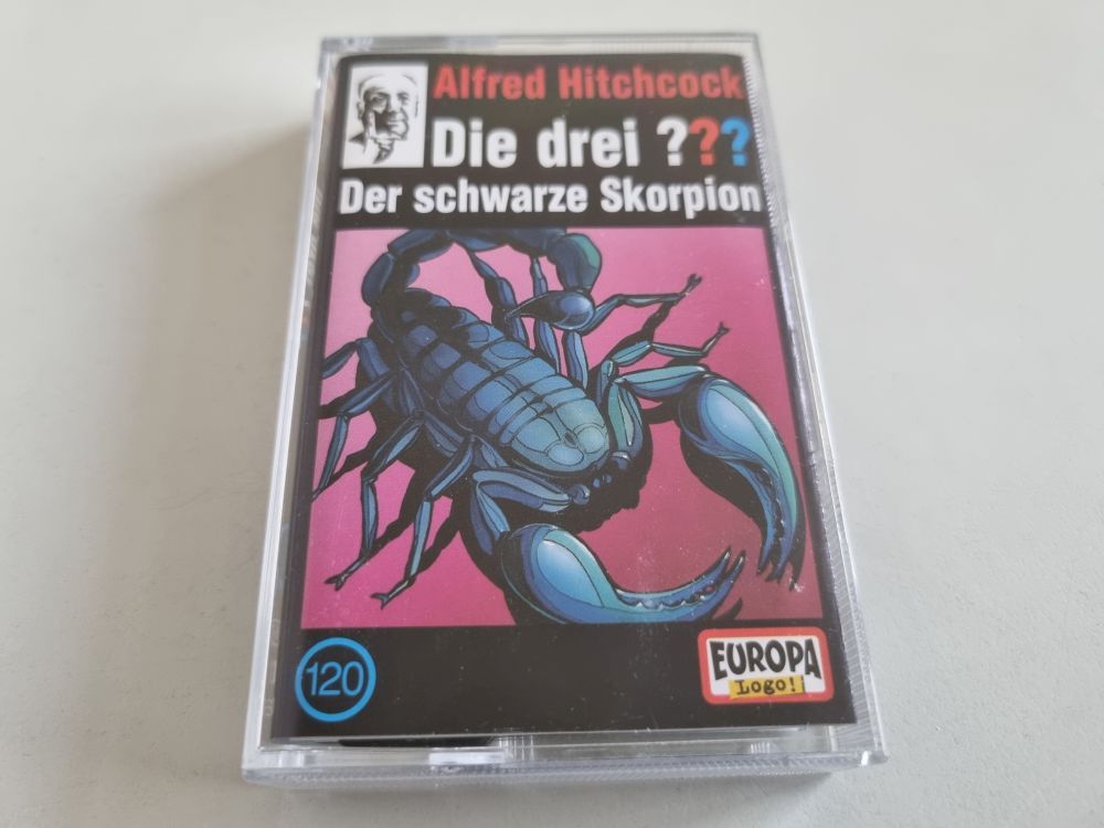 (Bild für) MC Die drei ??? - 120 Der schwarze Skorpion - zum Schließen ins Bild klicken