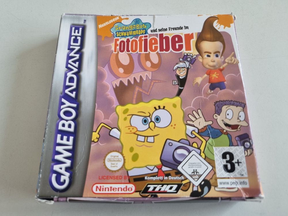 (Bild für) GBA Spongebob Schwammkopf und seine Freunde im Fotofieber NOE - zum Schließen ins Bild klicken
