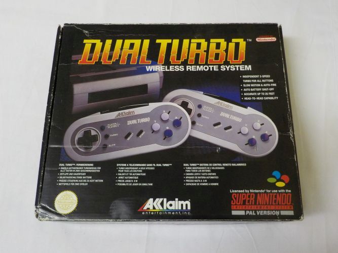 SNES Dual Turbo Wireless Remote System - zum Schließen ins Bild klicken