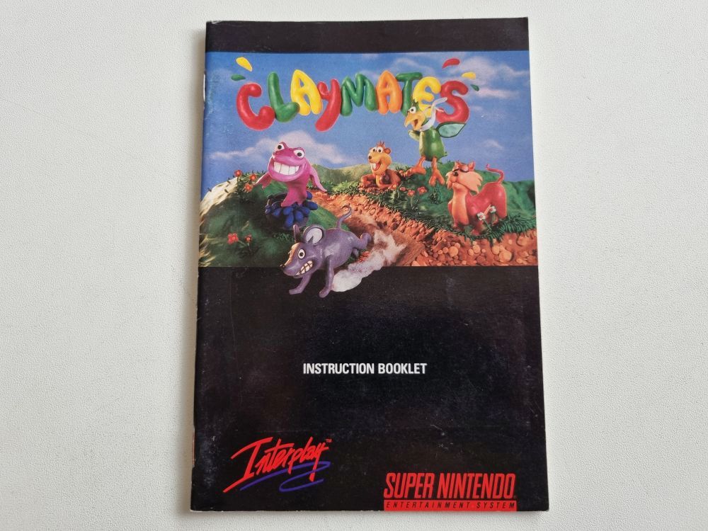 SNES Claymates USA Manual - zum Schließen ins Bild klicken