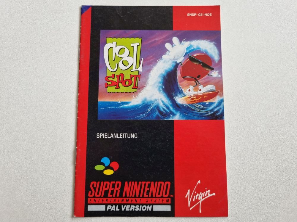 SNES Cool Spot NOE Manual - zum Schließen ins Bild klicken