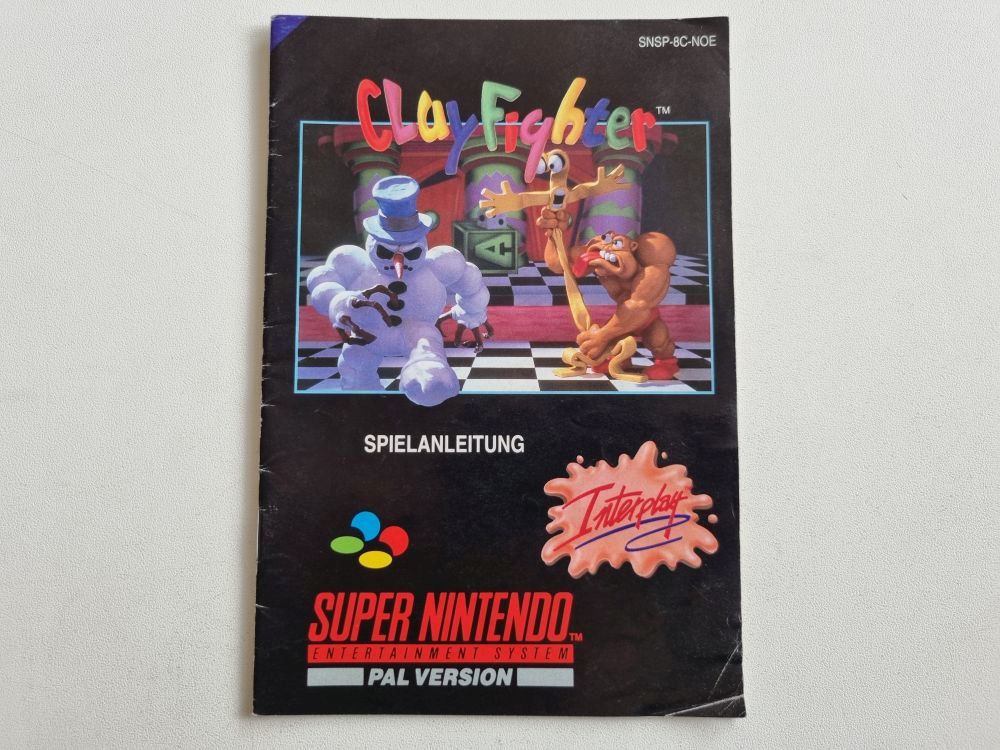 SNES Clayfighter NOE Manual - zum Schließen ins Bild klicken