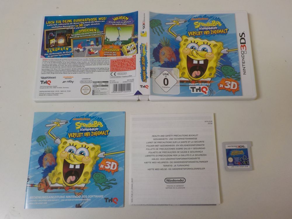 (Bild für) 3DS Spongebob Schwammkopf Verflixt und Zugemalt - zum Schließen ins Bild klicken