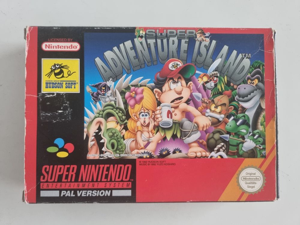 SNES Super Adventure Island NOE - zum Schließen ins Bild klicken