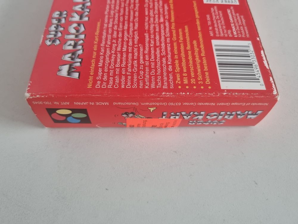 (Bild für) SNES Super Mario Kart NOE - zum Schließen ins Bild klicken
