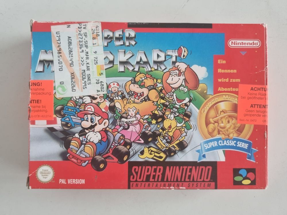 SNES Super Mario Kart NOE - zum Schließen ins Bild klicken