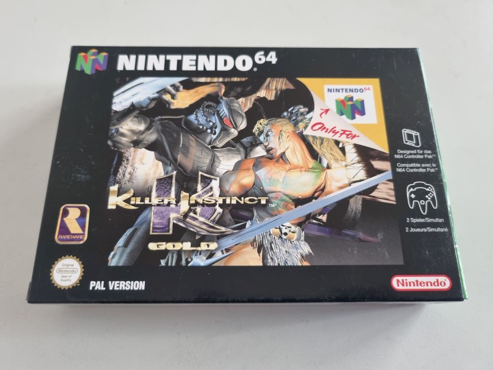 N64 Killer Instinct Gold NGAE - zum Schließen ins Bild klicken