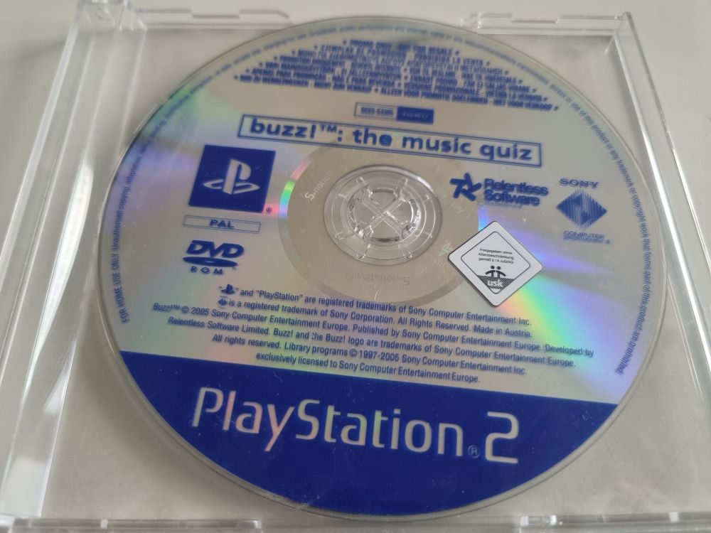 (Bild für) PS2P Buzz!: The Music Quiz - zum Schließen ins Bild klicken