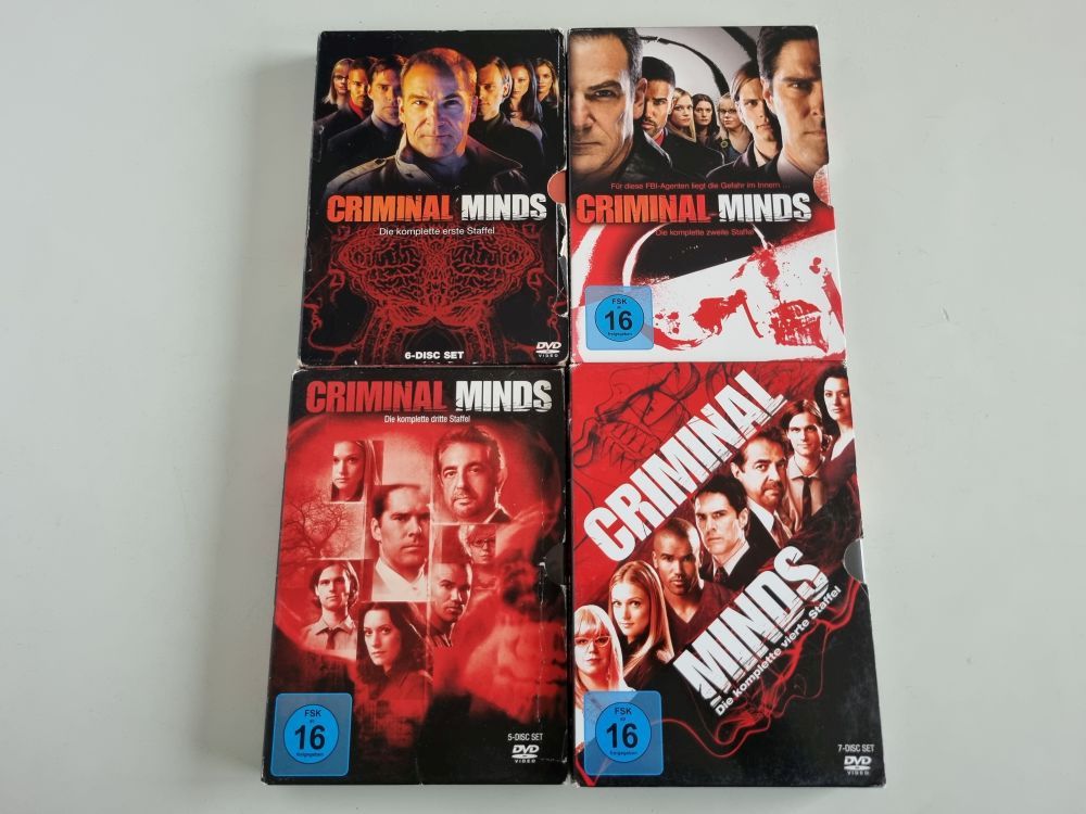 (Bild für) DVD Criminal Minds - Staffel 1 - 4 - zum Schließen ins Bild klicken