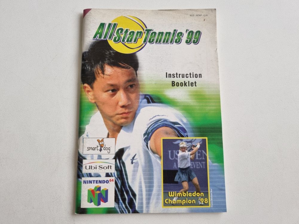 N64 All Star Tennis 99 EUR Manual - zum Schließen ins Bild klicken