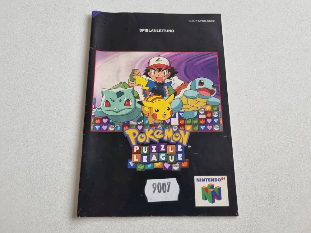 N64 Pokemon Puzzle League NNOE Manual - zum Schließen ins Bild klicken