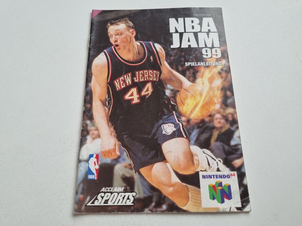 N64 NBA Jam 99 NOE Manual - zum Schließen ins Bild klicken