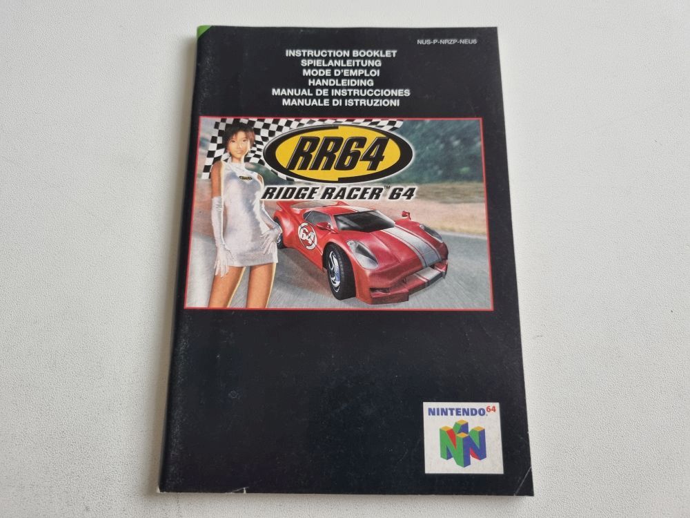 N64 Ridge Racer 64 NEU6 Manual - zum Schließen ins Bild klicken