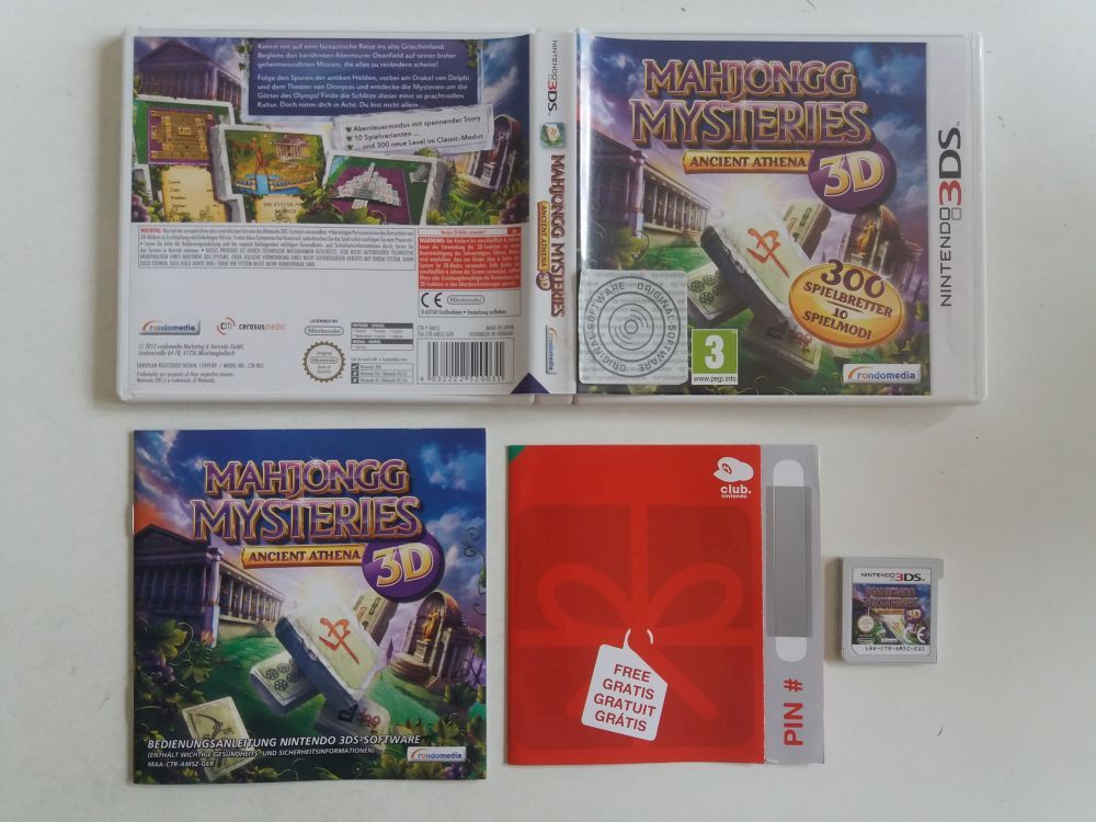 (Bild für) 3DS Mahjongg Mysteries Ancient Athena 3D GER - zum Schließen ins Bild klicken