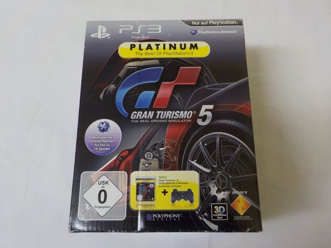 (Bild für) PS3 Gran Turismo 5 + Dual Shock Controller - zum Schließen ins Bild klicken