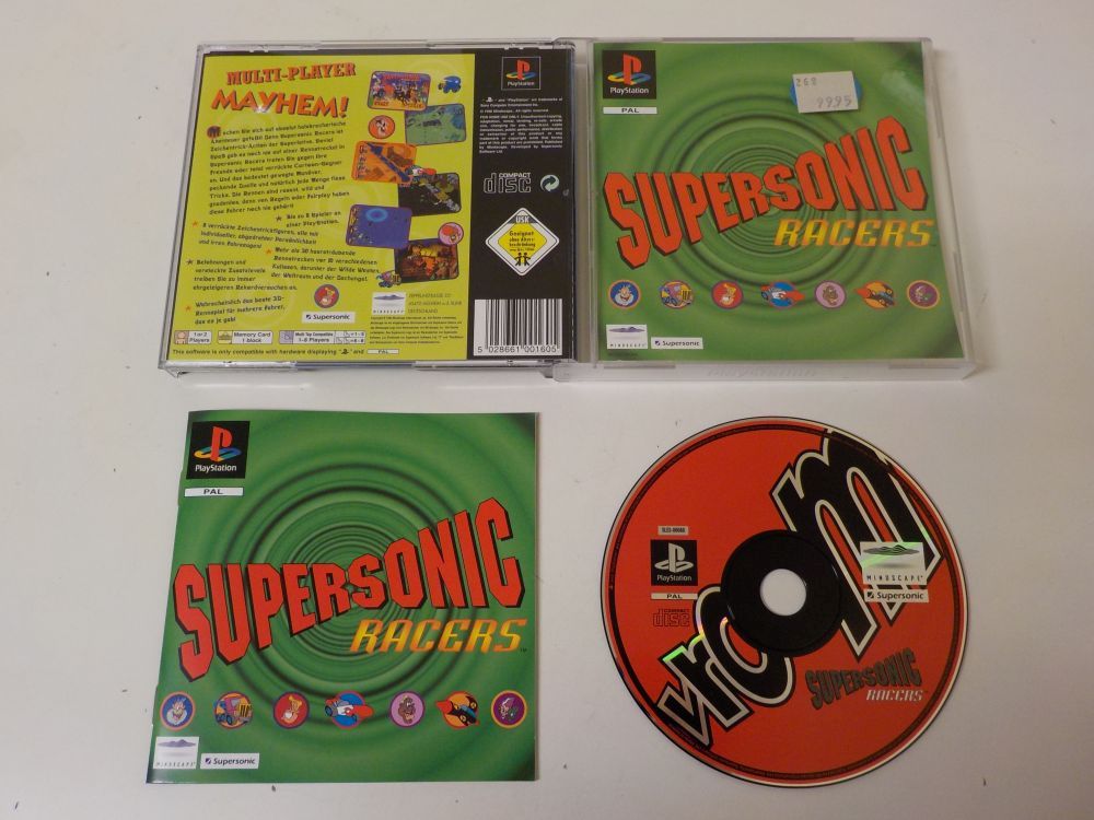 (Bild für) PS1 Supersonic Racers - zum Schließen ins Bild klicken