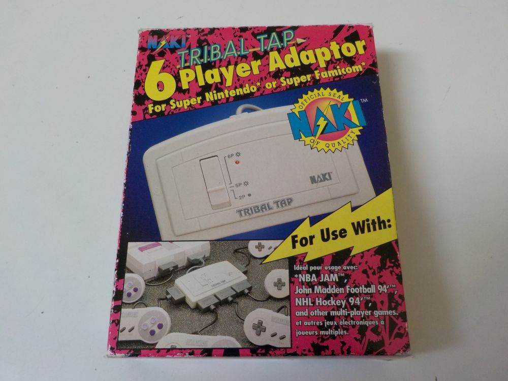 (Bild für) SNES Tribal Tap 6 Player Adapter - zum Schließen ins Bild klicken