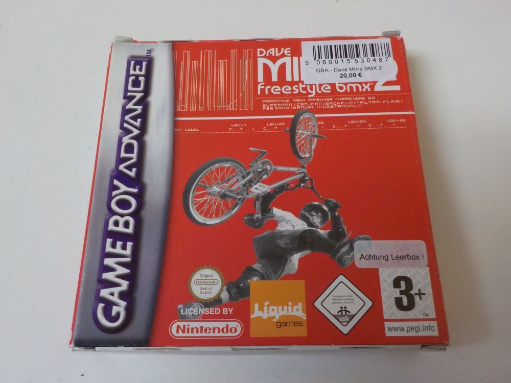 (Bild für) GBA Dave Mirra Freestyle BMX 2 EUR - zum Schließen ins Bild klicken