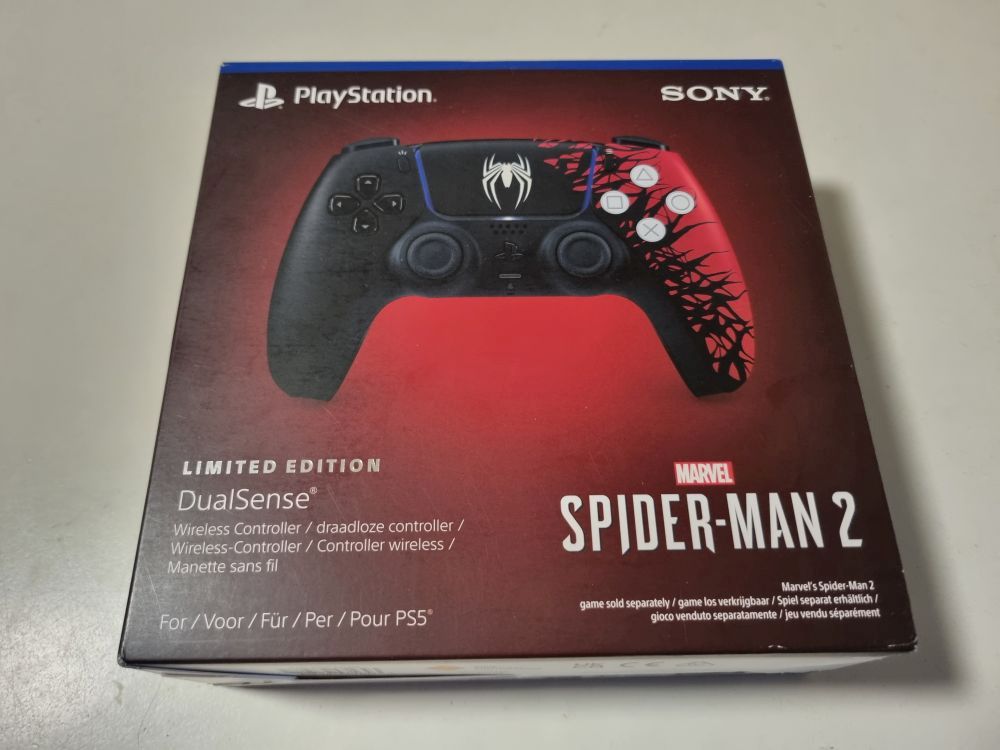 PS5 DualSense Controller - Spider-Man 2 Limited Edition - zum Schließen ins Bild klicken