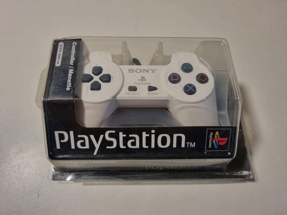 PS1 Controller White - zum Schließen ins Bild klicken