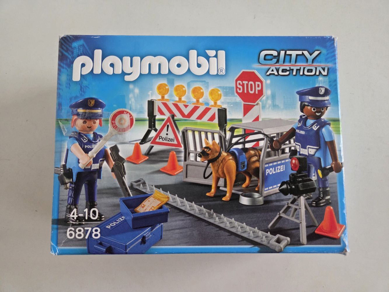 (Bild für) Playmobil 6878 - Polizei Straßensperre - zum Schließen ins Bild klicken