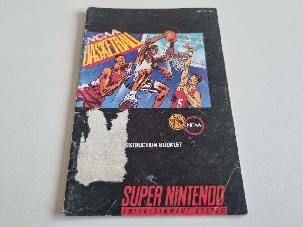 SNES NCAA Basketball USA Manual - zum Schließen ins Bild klicken