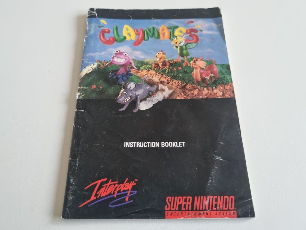 SNES Claymates USA Manual - zum Schließen ins Bild klicken