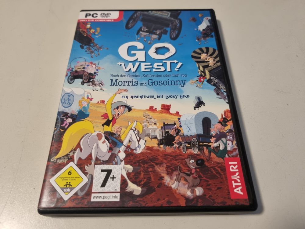 PC Go West! - Ein Abenteuer mit Lucky Luke - zum Schließen ins Bild klicken