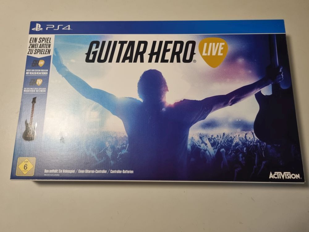 PS4 Guitar Hero Live - Guitar Bundle - zum Schließen ins Bild klicken