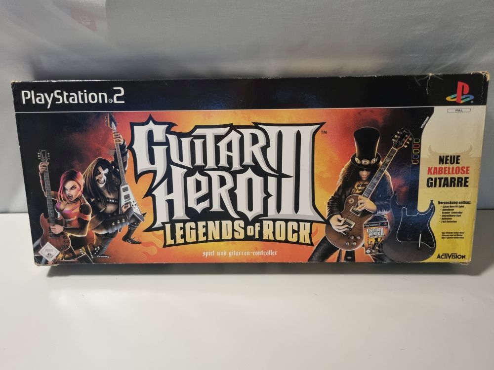 PS2 Guitar Hero III - Legends of Rock - Guitar Bundle - zum Schließen ins Bild klicken