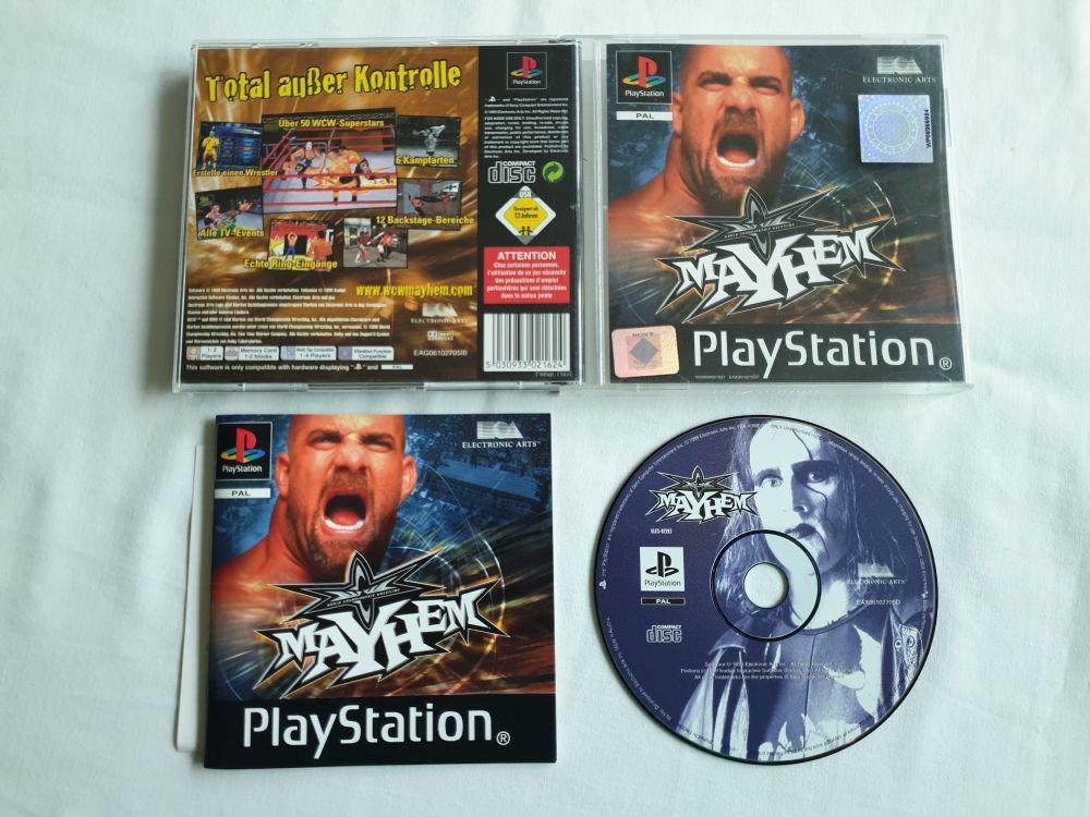 (Bild für) PS1 WCW Mayhem - zum Schließen ins Bild klicken