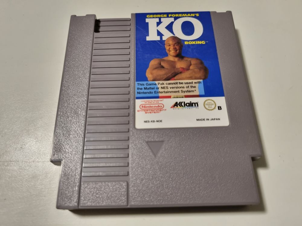 (Bild für) NES George Foreman's KO Boxing NOE - zum Schließen ins Bild klicken
