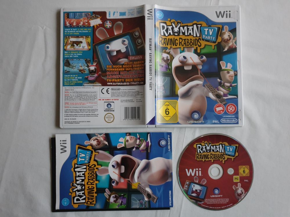 (Bild für) Wii Rayman Raving Rabbids TV Party NOE - zum Schließen ins Bild klicken