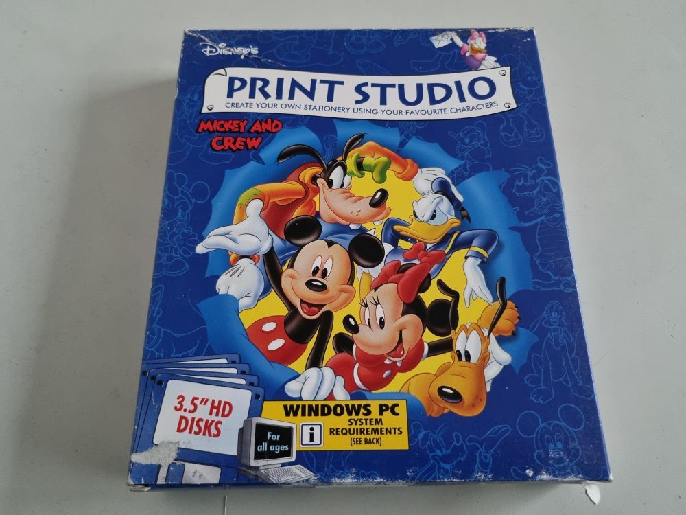 PC Disney's Print Studio - Mickey and Crew - zum Schließen ins Bild klicken