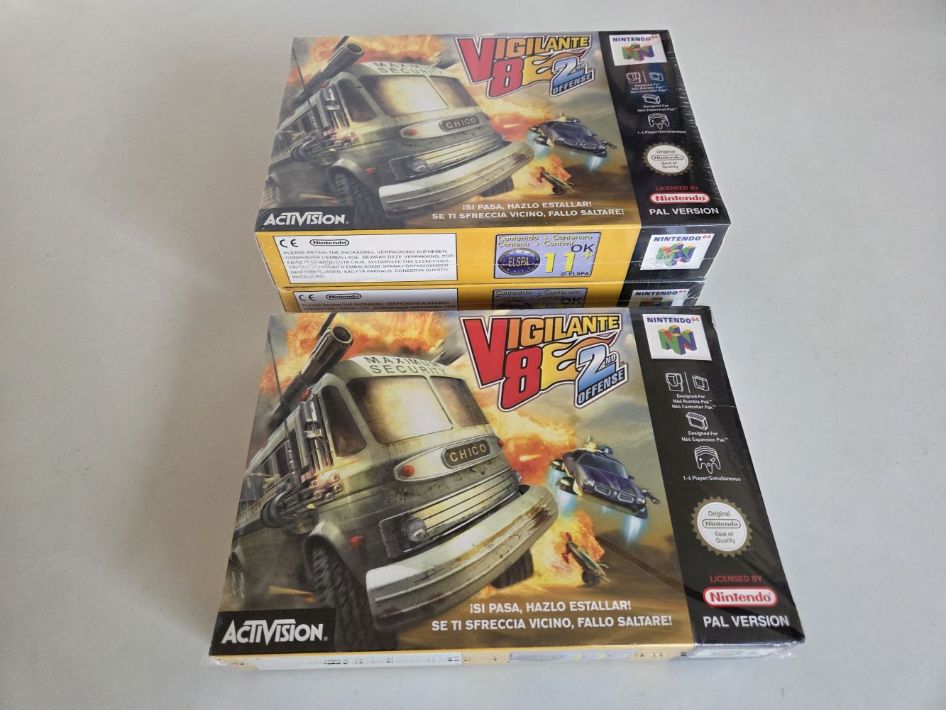 (Bild für) N64 Vigilante 8 - 2nd Offense ESP - zum Schließen ins Bild klicken