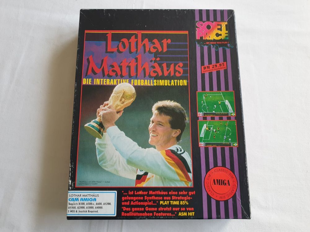 (Bild für) Amiga Lothar Matthäus - Die Interaktive Fussballsimulation - zum Schließen ins Bild klicken