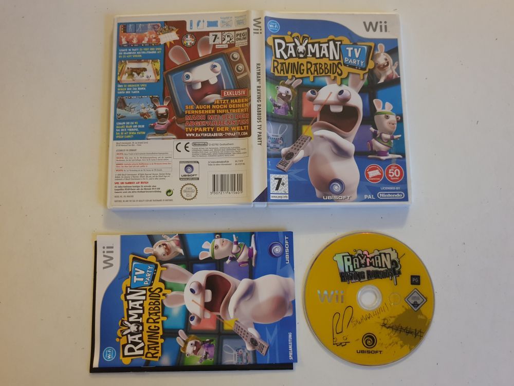 Wii Rayman Raving Rabbids TV Party FRG - zum Schließen ins Bild klicken