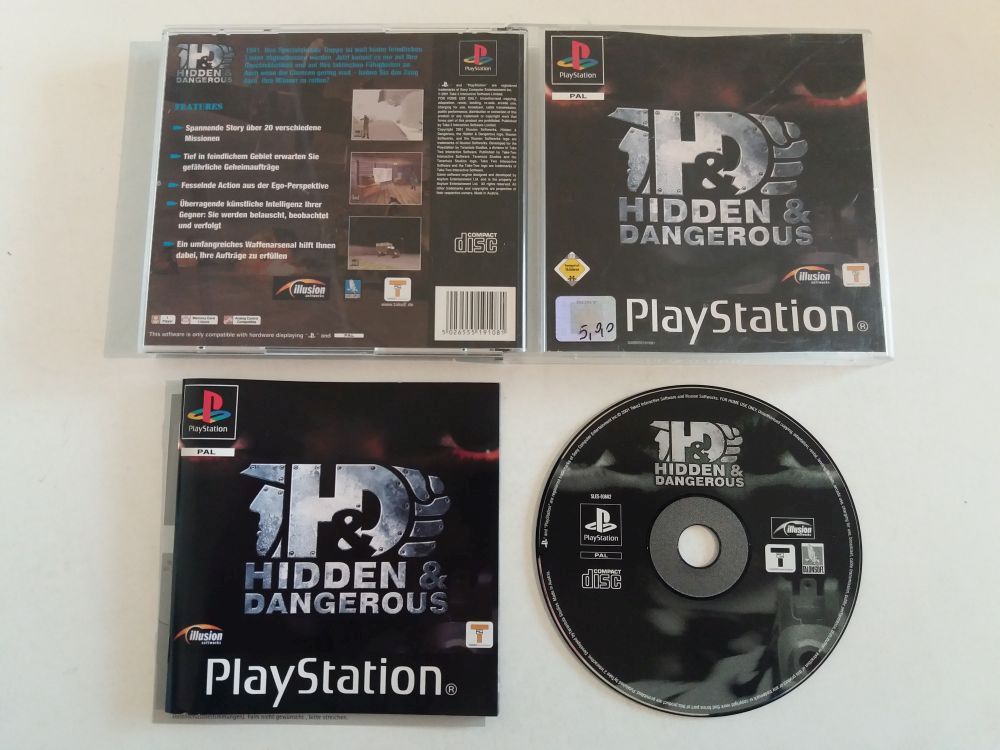 (Bild für) PS1 Hidden & Dangerous - zum Schließen ins Bild klicken