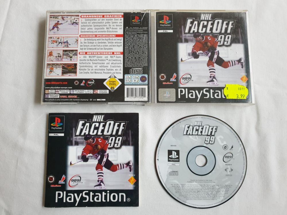 (Bild für) PS1 NHL Face Off 99 - zum Schließen ins Bild klicken