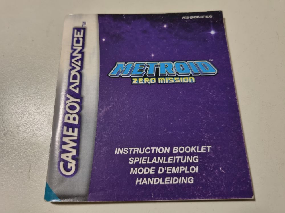 Metroid Zero Mission for Nintendo Gameboy Advance (GBA) online with Instruction Manual