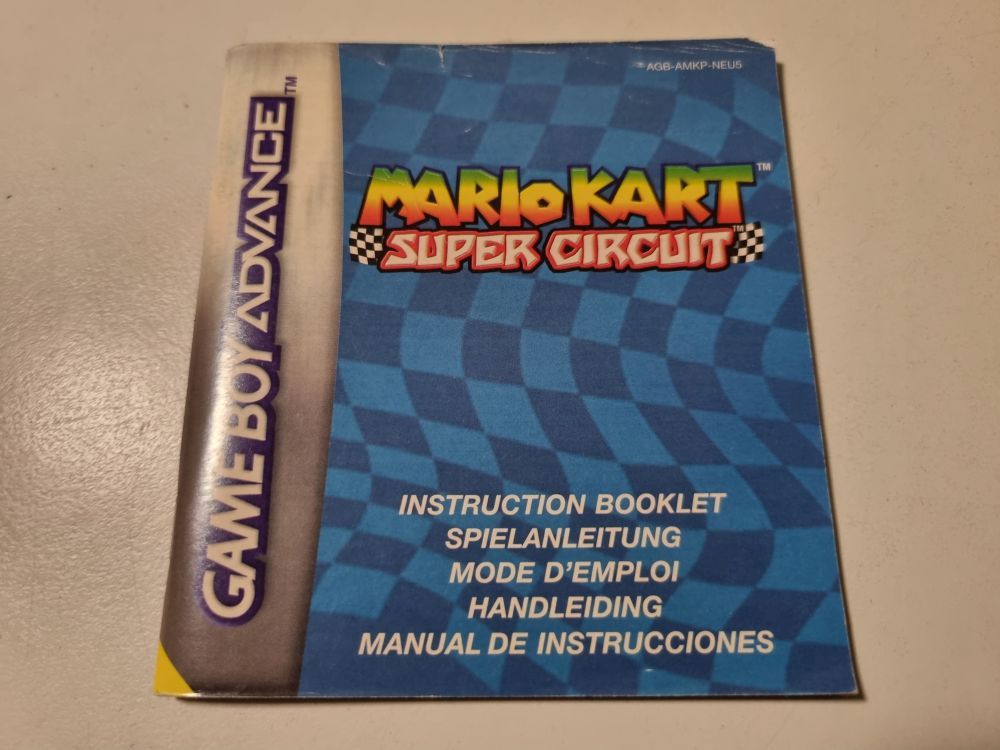 (Bild für) GBA Mario Kart - Super Circuit NEU5 Anleitung - zum Schließen ins Bild klicken