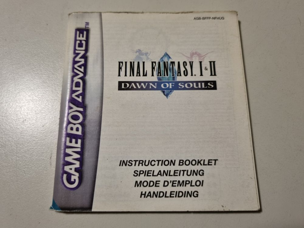 Final Fantasy II Plus Manual store