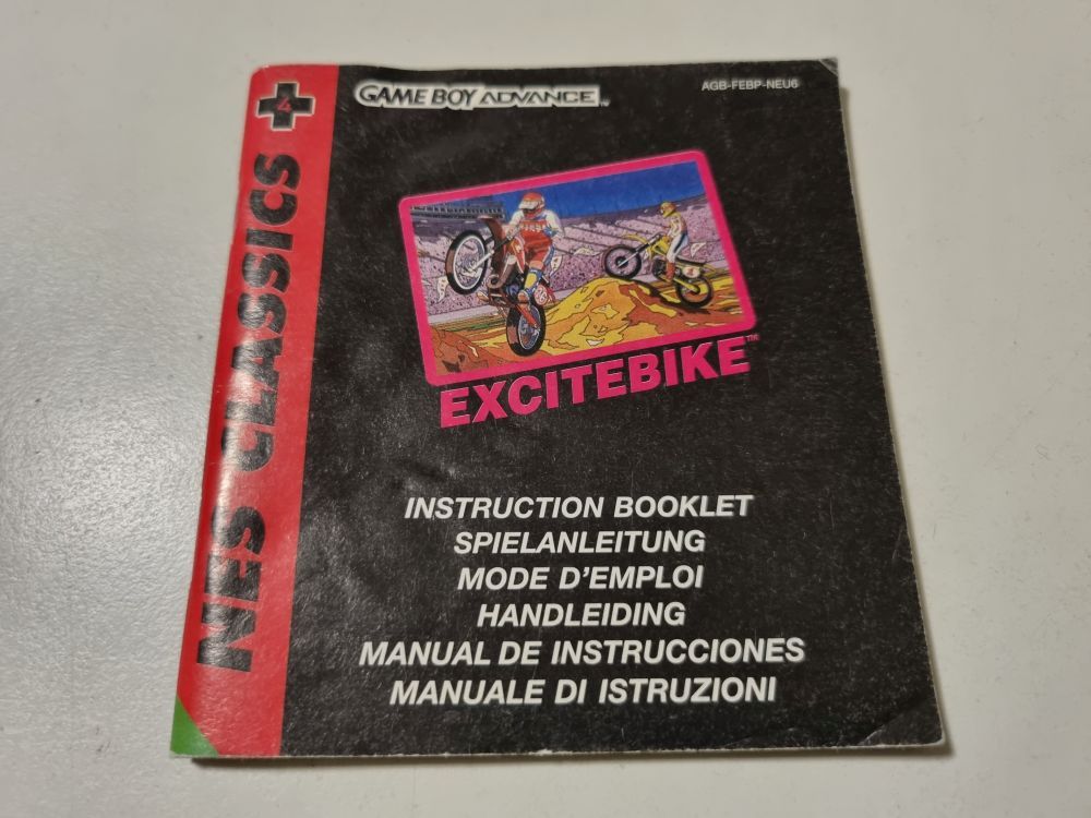 GBA NES Classics - Excitebike NEU6 Manual - zum Schließen ins Bild klicken