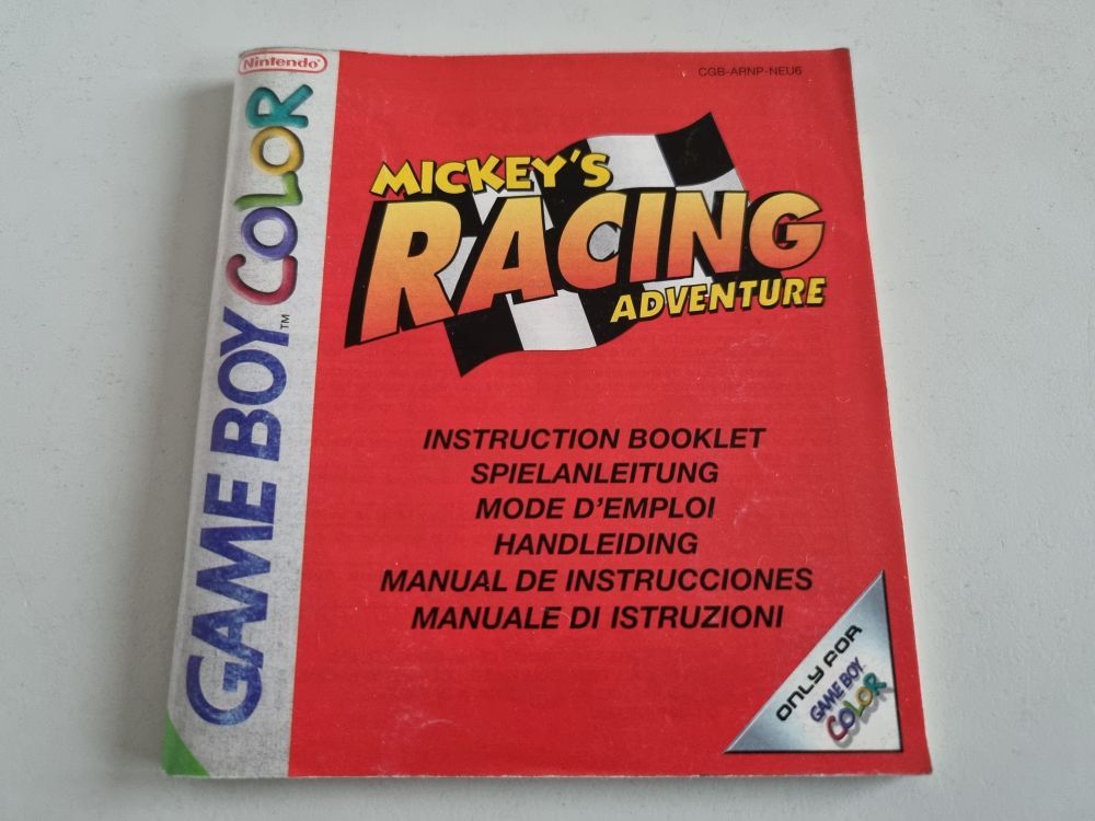 (Bild für) GBC Mickey's Racing Adventure NEU6 Anleitung - zum Schließen ins Bild klicken