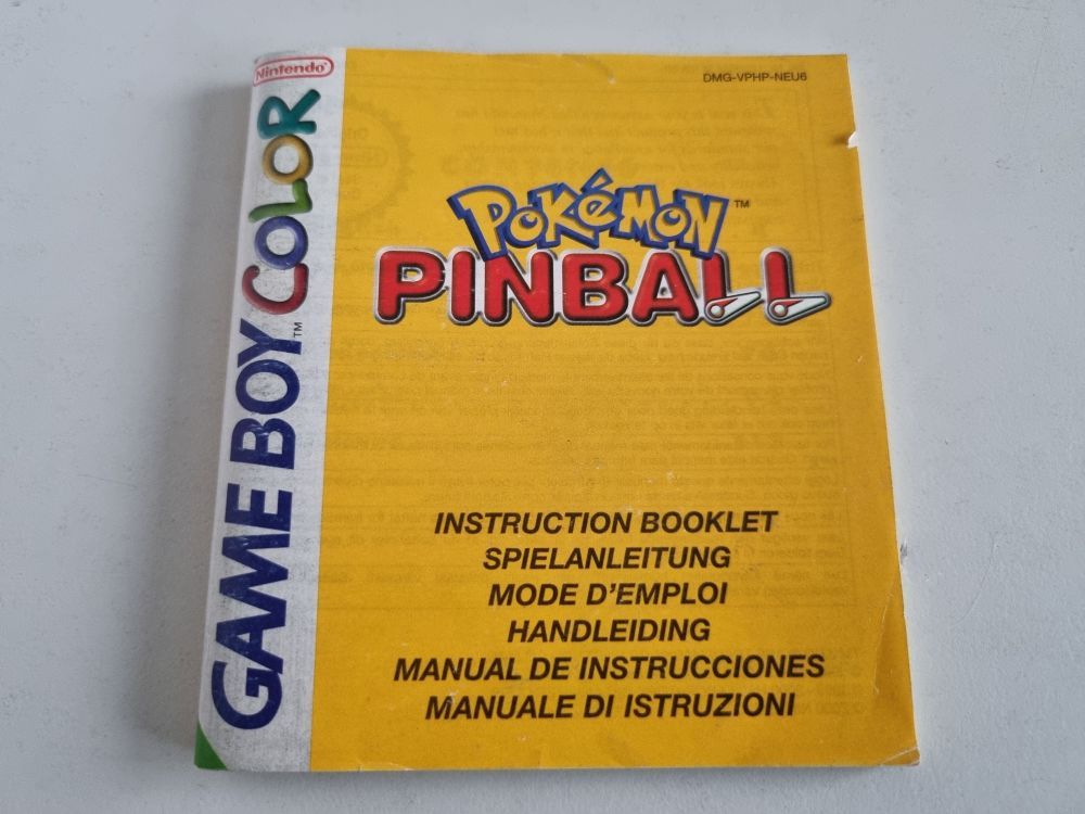 (Bild für) GBC Pokemon Pinball NEU6 Anleitung - zum Schließen ins Bild klicken