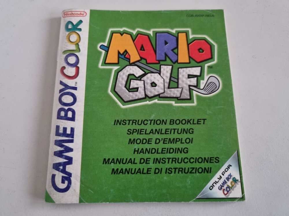 (Bild für) GBC Mario Golf NEU6 Anleitung - zum Schließen ins Bild klicken