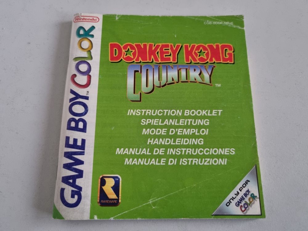 (Bild für) GBC Donkey Kong Country NEU6 Anleitung - zum Schließen ins Bild klicken